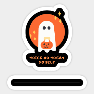 Trick or treat Yourself Sticker